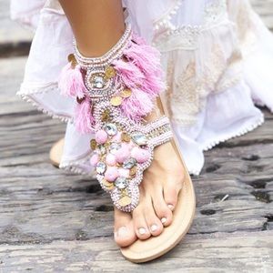 Gado Gado pink sandals (new)